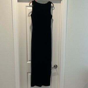 J. Crew Black Sleeveless Maxi Dress
